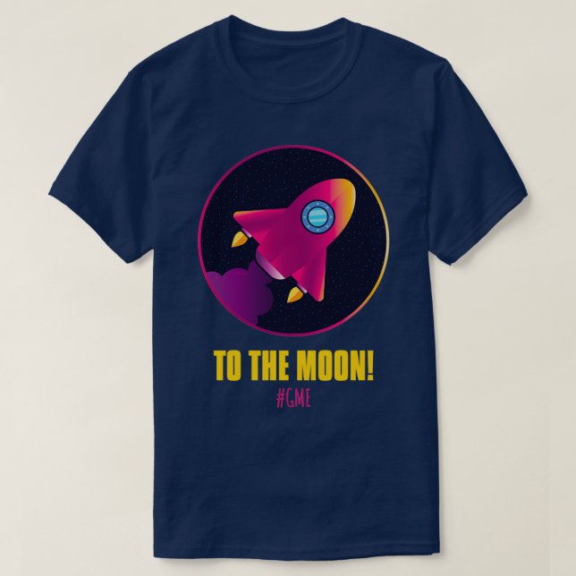 Camiseta A la Luna 2 (Diseño del anverso)