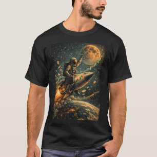 Camiseta A La Luna - Astronauta de Trading, Forex, Crypto