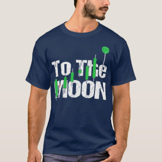 Camiseta A la luna Crypto Trading Hodl Stock Chart