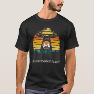 Camiseta A La Luna Monero Cripto XMR Criptomoneda OVNI M