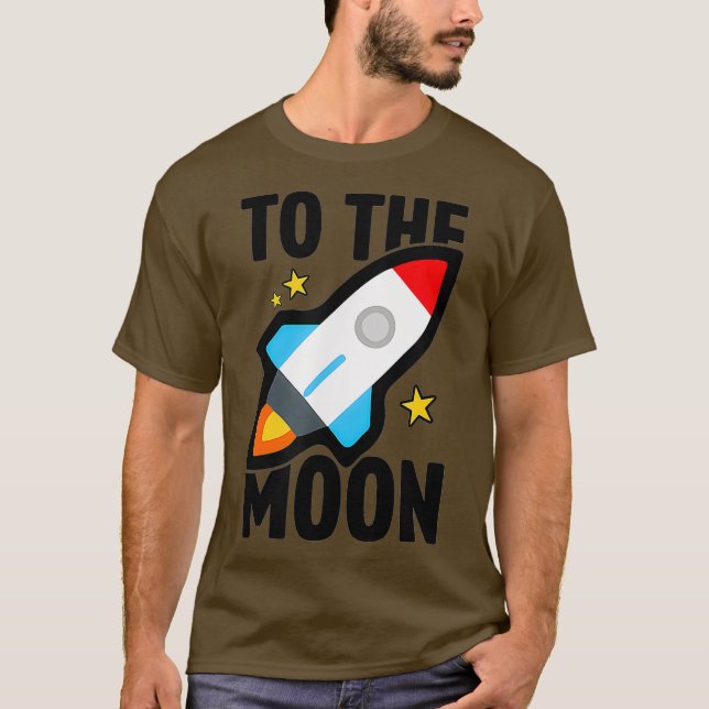 Camiseta A la Luna WSB Stonks Day Trading Stock Trader (Anverso)