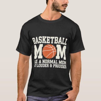 Camiseta A La Madre Del Baloncesto Le Gusta La Madre Normal