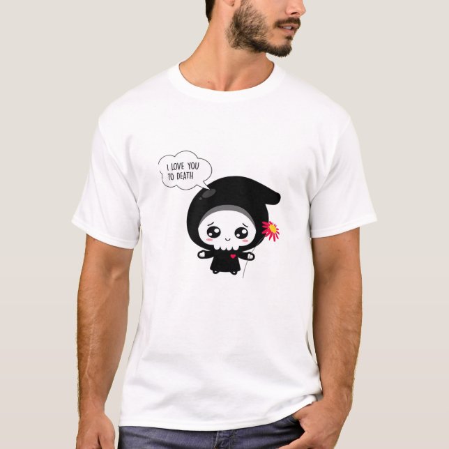 Camiseta A la muerte - Día de San Valentín Clásico divertid (Anverso)