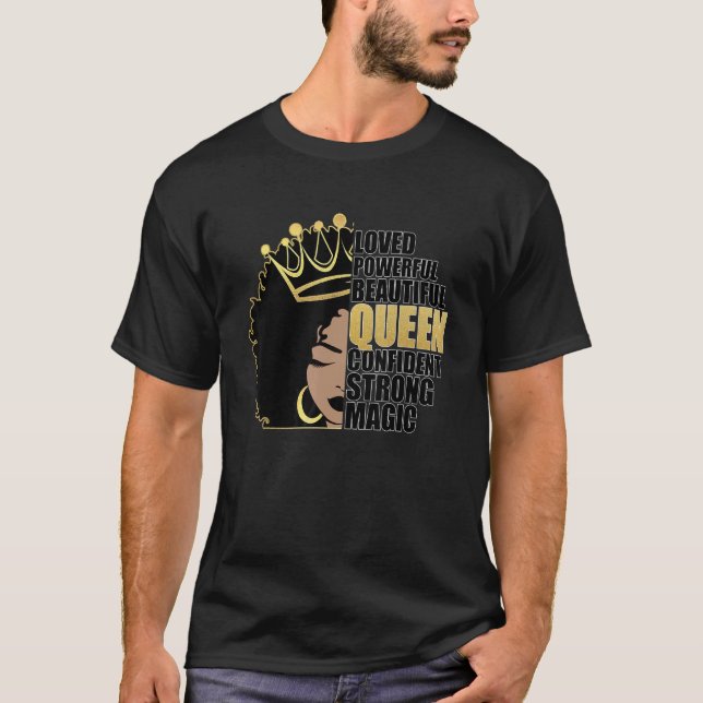 Camiseta A la Reina de la Diva Afro le encantó la poderosa  (Anverso)