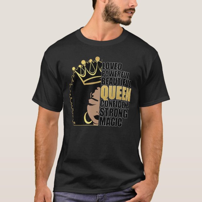 Camiseta A la Reina de la Diva Afro le encantó la poderosa  (Anverso)
