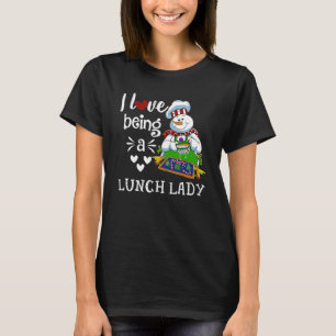 Camiseta A La Señora Del Almuerzo Me Encanta Ser Almuerzo.