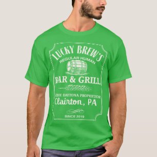 Camiseta A La Sombra, Lucky Brews Bar And Grill