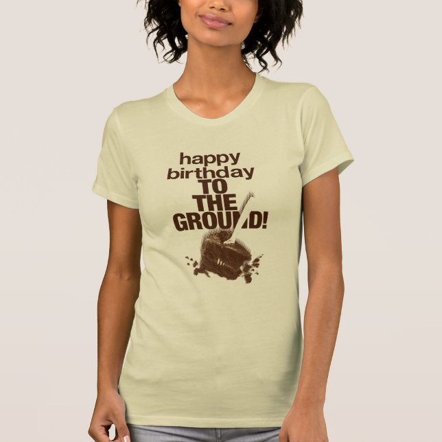 Camiseta A la tierra (Anverso)