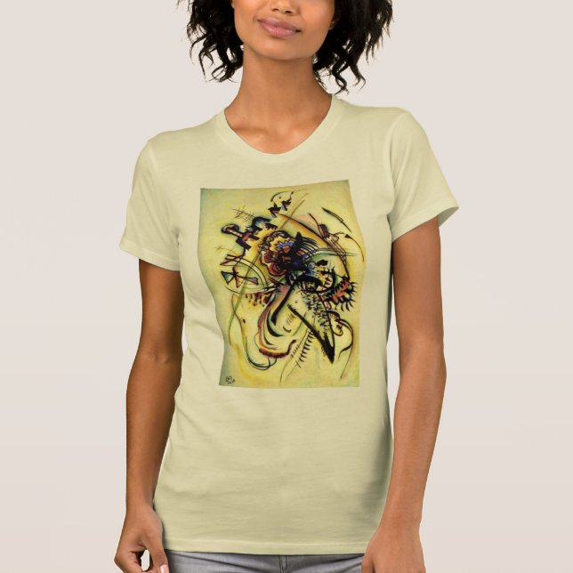 Camiseta A la voz desconocida de Kandinsky Resumen de arte (Anverso)