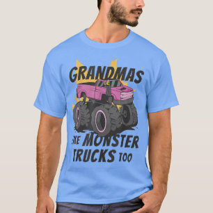 Camiseta A Las Abuelas Les Gustan Los Camiones De Monstruo 