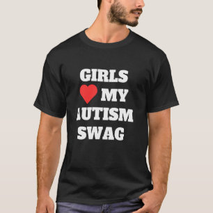 Camiseta A las chicas les encanta mi estilo de autismo dive