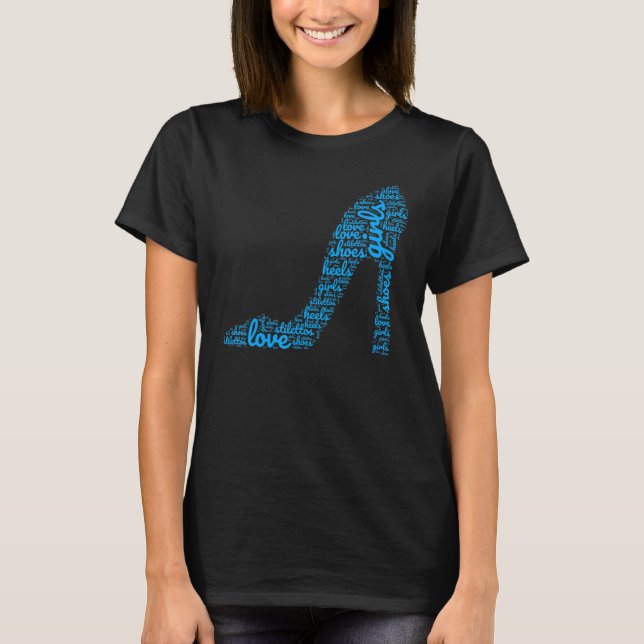 Camiseta A las chicas les encantan los zapatos mujeres Stil (Anverso)
