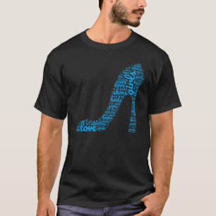 Camiseta A las chicas les encantan los zapatos mujeres Stil