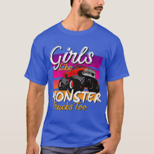 Camiseta A las chicas también les gustan los camiones monst