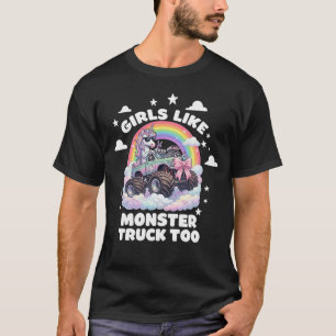 Camiseta A las chicas también les gustan los camiones monst