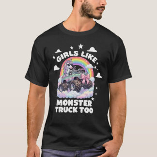 Camiseta A las chicas también les gustan los camiones monst
