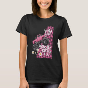 Camiseta A Las Chicas También Les Gustan Los Camiones Monst