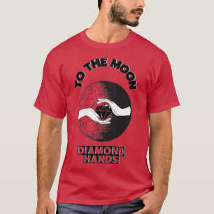 Camiseta a las manos de diamantes de la luna 3
