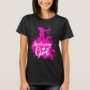 Camiseta A las mujeres Chicas de tiro con arco les encanta