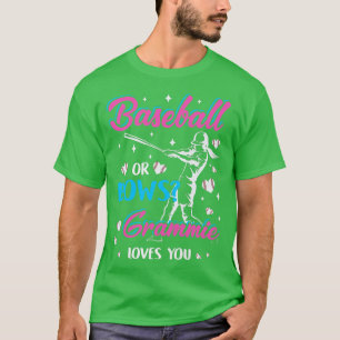Camiseta A Las Mujeres De Béisbol O De Bocas Grammie Les Am