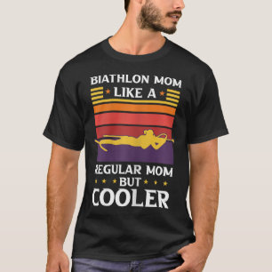 Camiseta A Las Mujeres De Biatlón Le Gusta Una Madre Regula