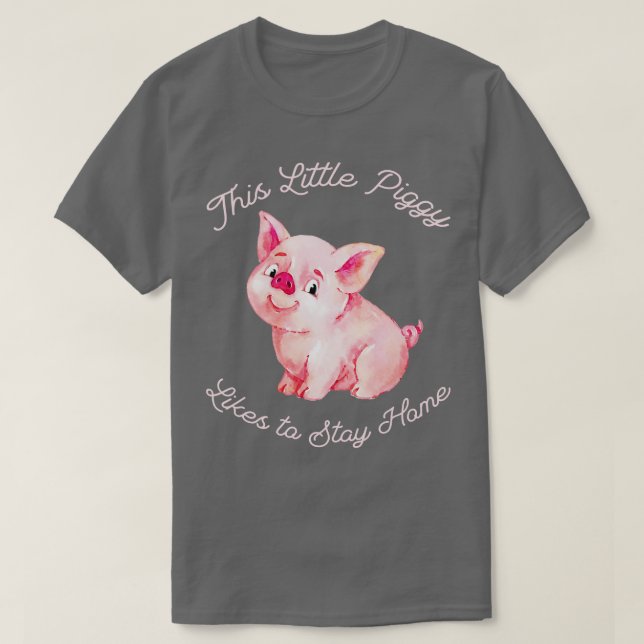 Camiseta A Las Mujeres De Este Pequeño Cerdo Les Gusta Qued (Diseño del anverso)