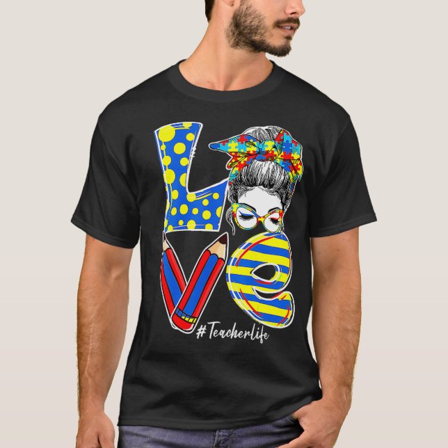 Camiseta A las mujeres les encanta la vida de profesoras de (Anverso)