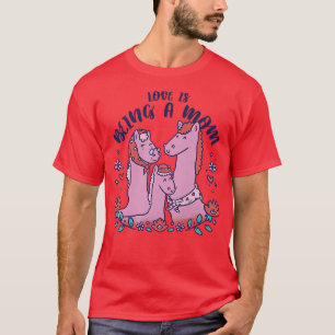 Camiseta A las mujeres les encanta ser una madre, hija de a