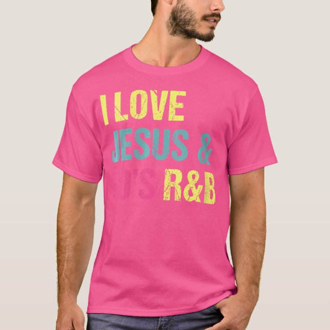 Camiseta A Las Mujeres Me Encanta Jesús Y A La Música Rb Rn (Anverso)