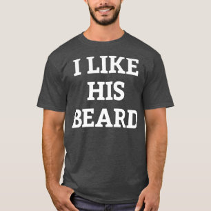 Camiseta A Las Mujeres Me Gusta Su Pareja De Barba Que Coin
