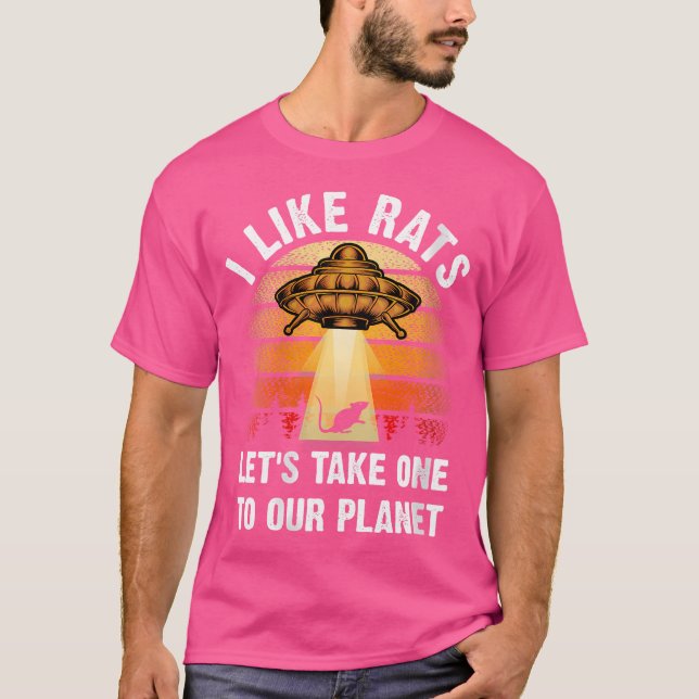 Camiseta A Las Mujeres Me Gustan Las Ratas Les Encantan El  (Anverso)