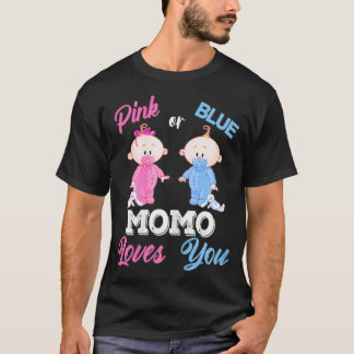 Camiseta A Las Mujeres Momo Rosa O Azul Les Encanta La Reve
