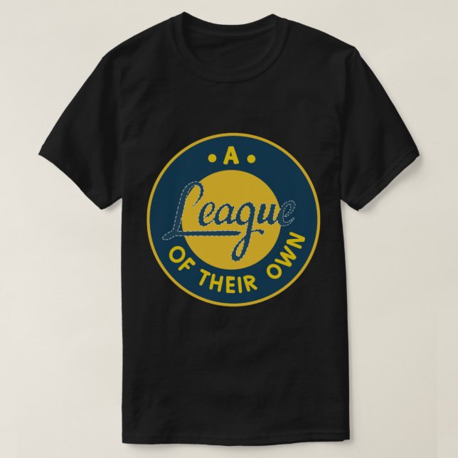 Camiseta a league of their own patch design     (Diseño del anverso)