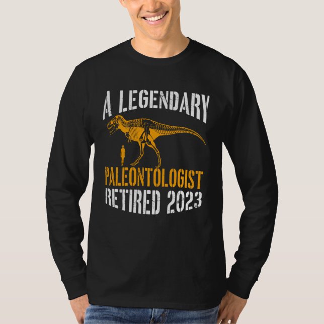 Camiseta A Legendary Paleontologist Retired 2023 Retirement (Anverso)