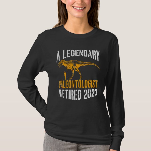 Camiseta A Legendary Paleontologist Retired 2023 Retirement (Anverso)
