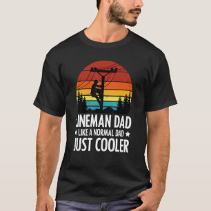 Camiseta A Lineman Dad les gusta un papá regulador pero el
