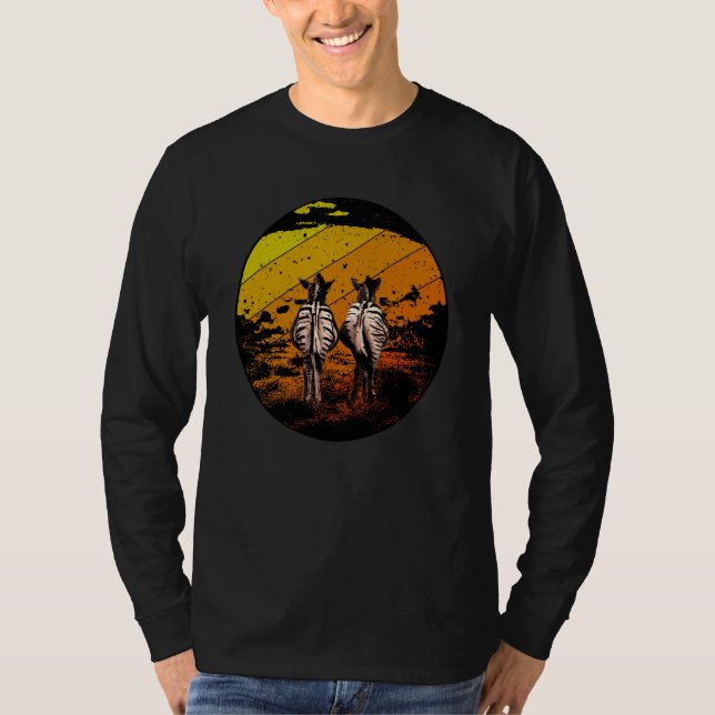 Camiseta A Lions Favorite View Of The African Savanna Zebra (Anverso)