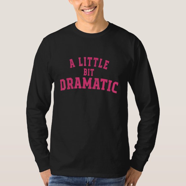 Camiseta A Little Bit Dramatic Halloween Queen Girls (Anverso)