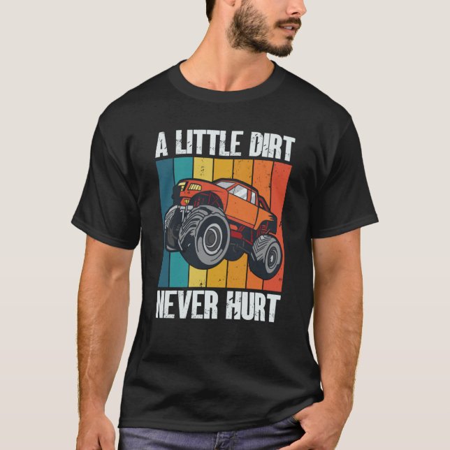 Camiseta A Little Dirt Never Hurt 4x4 Offroad Cool Four Whe (Anverso)