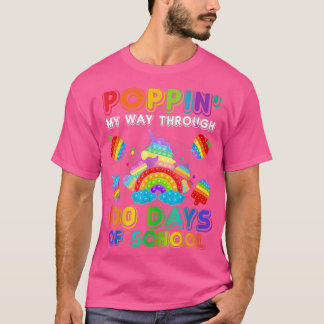 Camiseta A Lo Largo De Los 100 Días De La Escuela Me Lo Toc