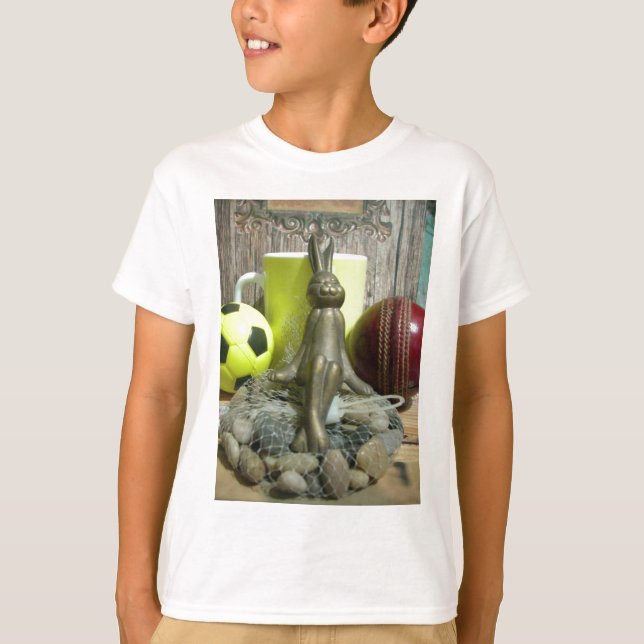 Camiseta A lo largo de todo el terreno de juego y el cricke (Anverso)