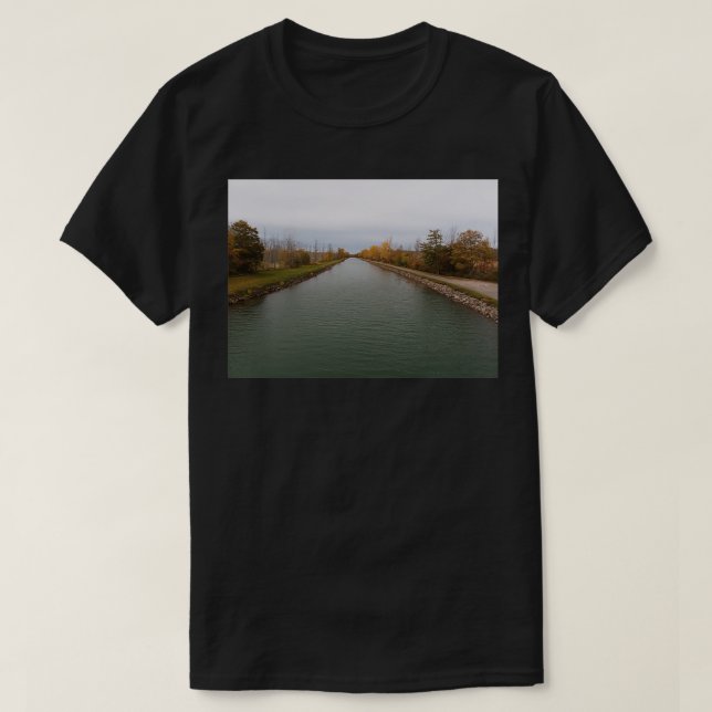 Camiseta A lo largo del Canal Erie (Diseño del anverso)
