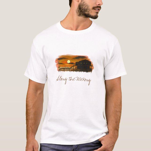 Camiseta A lo largo del Mekong (Anverso)