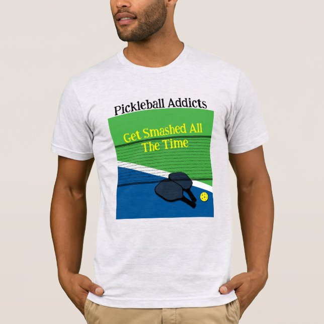 Camiseta A Los Adictos Del Picklball Se Les Rompe Todo El T (Anverso)