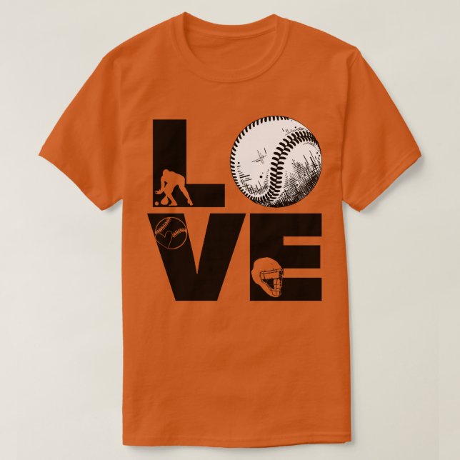 Camiseta A los aficionados a los softball les encanta 7 (Diseño del anverso)