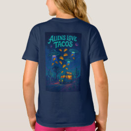 Camiseta A los alienígenas les encantan los tacos