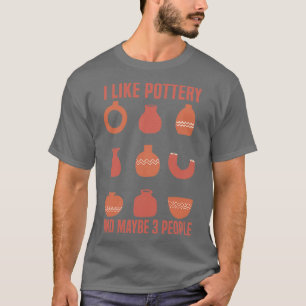 Camiseta A Los Amantes De La Cerámica Me Gusta La Acertería
