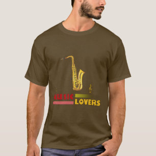 Camiseta A los amantes de la música les encanta el diseño d