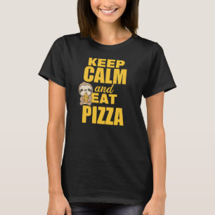 Camiseta A los amantes de la pizza Sloth Pizza les encanta 