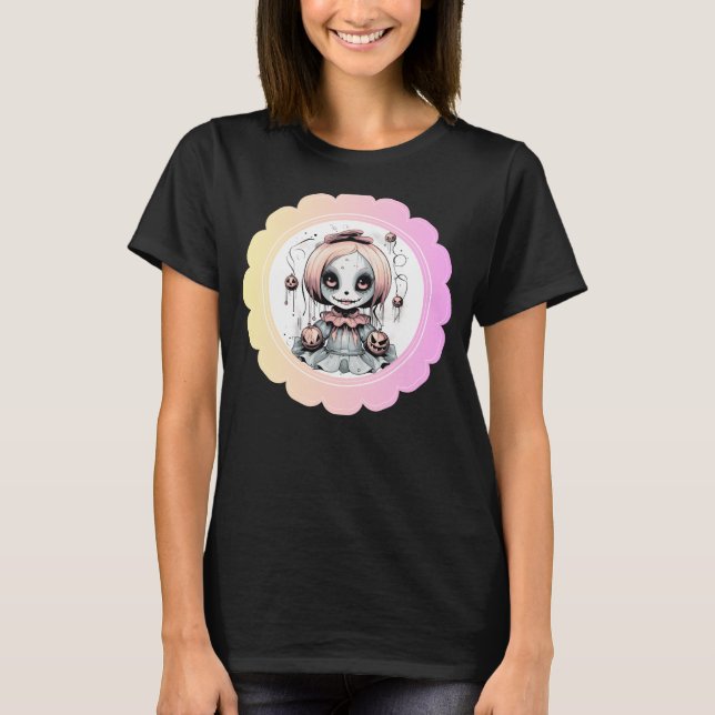 Camiseta A los amantes de Rag Doll Spooky les encanta la pe (Anverso)